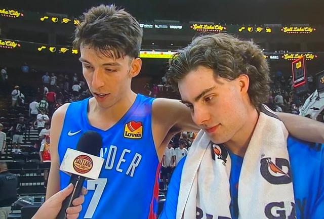 开云体育下载-霍姆格伦迎来夏联首秀，雷霆的榜眼坚持学习第一