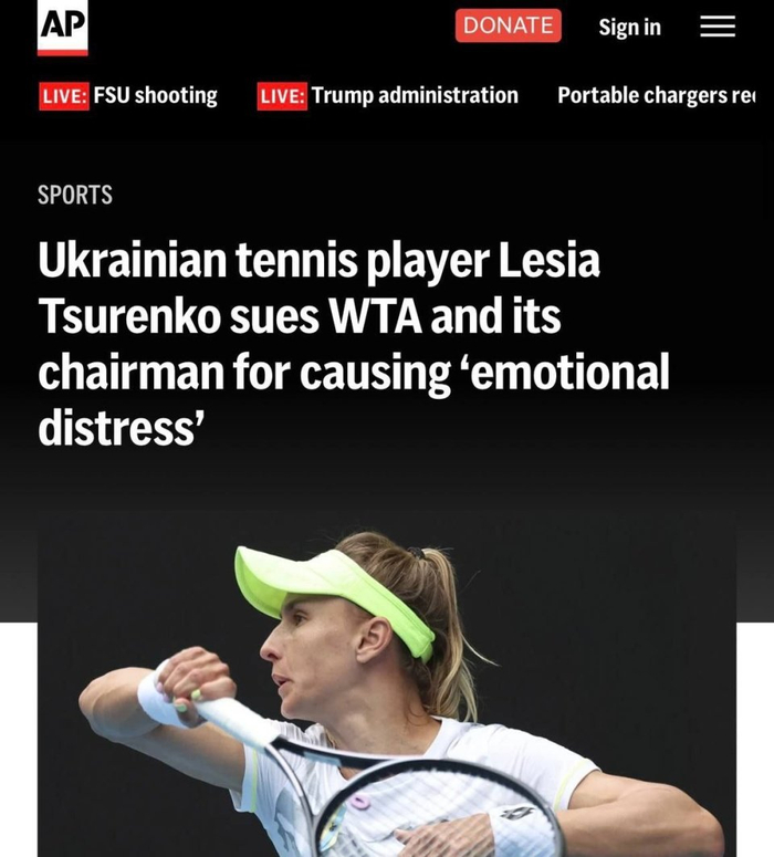 开云体育下载-离谱？乌克兰名将指控俄罗斯选手让她患上惊恐症 美国法院无语了|WTA|西蒙|白俄罗斯|特苏伦科|女单_新浪体育_新浪新闻